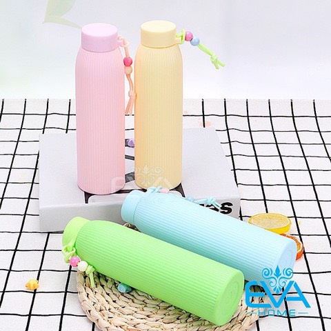 Bình đựng nước thuỷ tinh giữ nhiệt lõi thuỷ tinh 450 ml - bgn04