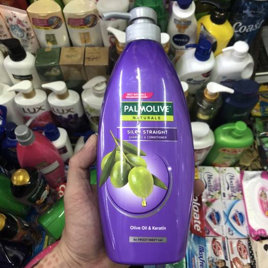 Dầu gội Palmolive Thái lan 600ml sữa dừa (chai màu hồng)