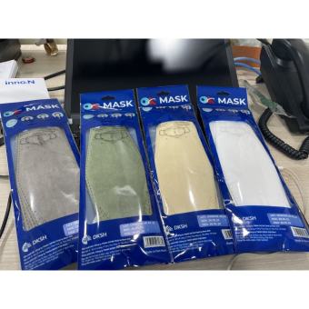 Khẩu trang Y tế cao cấp 4D OK Mask kiểu dáng KF94 Hàn Quốc dễ thở, không dính son lên khẩu trang antibacterial face mask