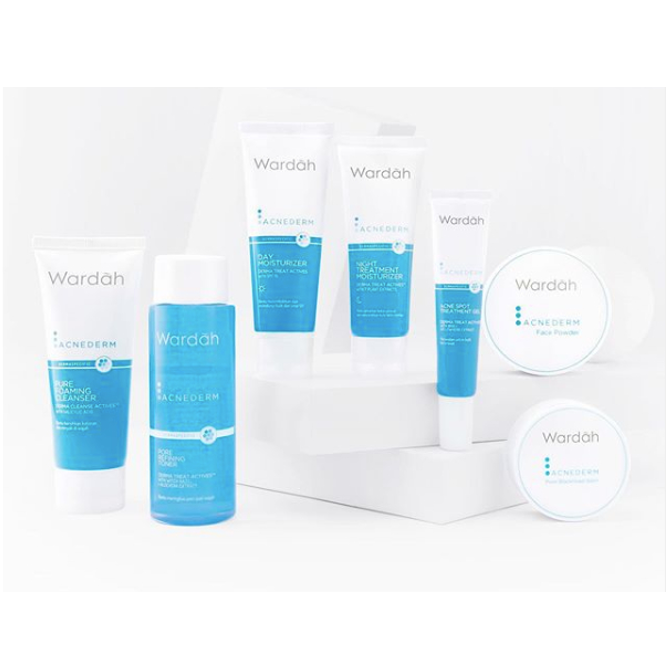 Gambar Wardah Acnederm Series Skincare Products