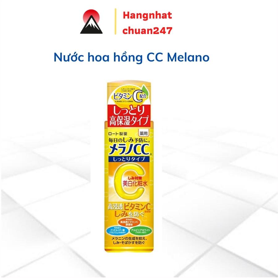 Nước hoa hồng CC Melano 170 ml nhh toner dưỡng sáng da mờ thâm nám tàn nhang hàng nhật nội địa