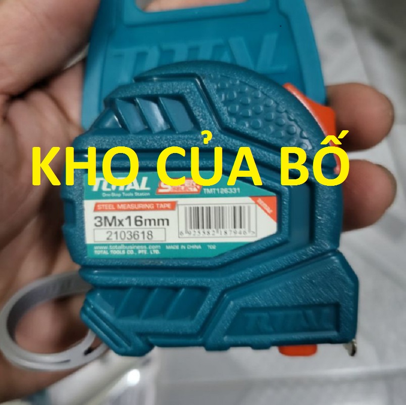Thước kép thép nền vàng total tmt126331
