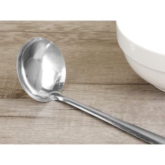 Vá múc canh  Vá inox cán dài