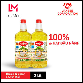 Combo 2 Chai Dầu Đậu Nành Janbee 2L