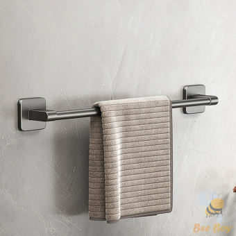 Giá treo khăn, kệ treo khăn nhà tắm, nhà bếp thanh treo khăn dài 50cm chất liệu nhôm sang trọng Bee Boy