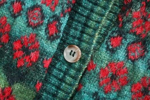 Kayleigh Áo Len Cardigan Dệt Kim Cắt Gấu Thời Trang Nữ, Áo Khoác Nữ Cổ Vuông Cài Khuy Cổ Điển Chic Tops