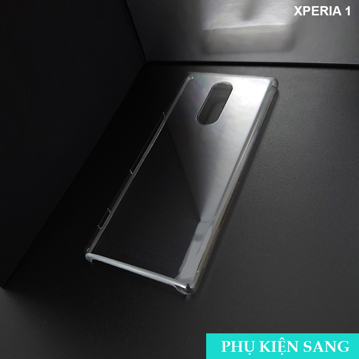 Ốp cứng trong suốt sony xperia 1 - phụ kiện sang