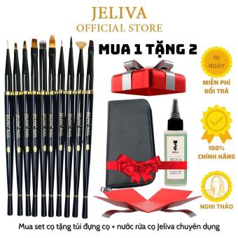 Bộ cọ nail JELIVA cao cấp 10 cây