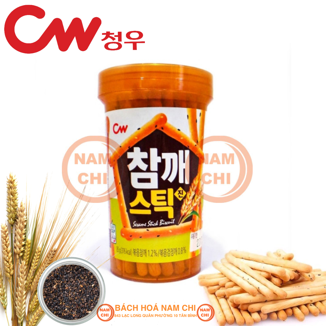 Bánh que mè rang hàn quốc cw hộp 85g - hàn quốc
