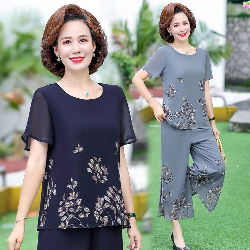 sét bộ đồ trung niên dự tiệc sang trọng-bộ mặc nhà trung niên cao cấp cho bà cho mẹ