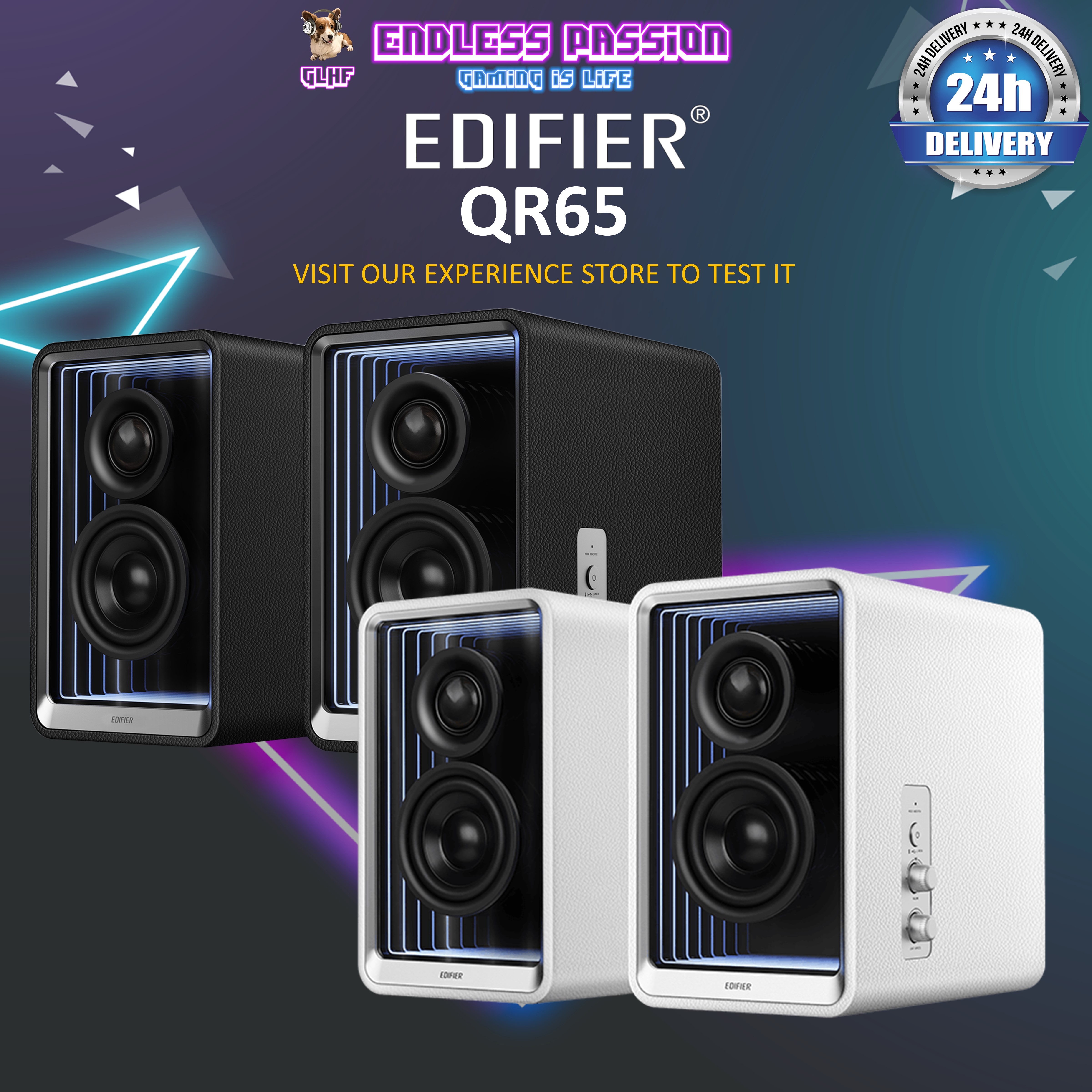 Edifier R1280DBs Altoparlanti Bluetooth Da Scaffale - 42W, Ottico, Legno Con Venature