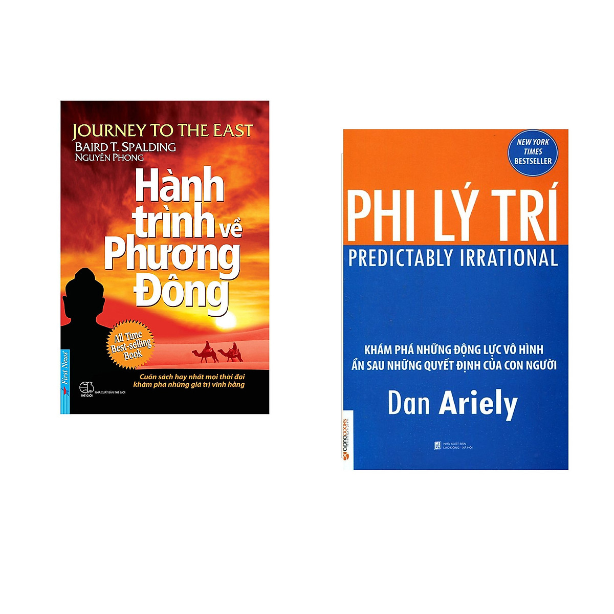 Combo 2 cuốn sách: Hành Trình Về Phương Đông + Phi Lý Trí Tặng kèm bookmark đẹp