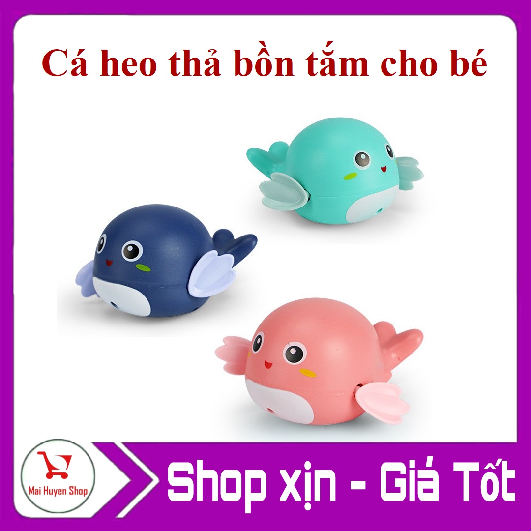 Cá heo thả bồn tắm - Đồ chơi trả em