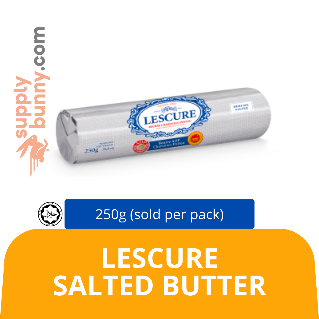 Lescure Salted Butter 250g (sold per pack) Le Cakery