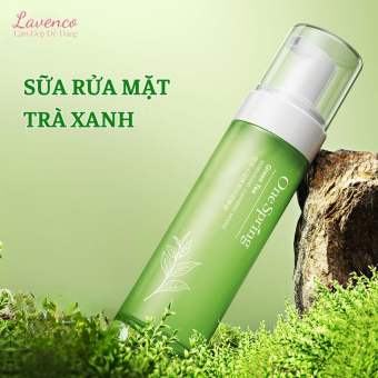 sữa rửa mặt trà xanh dạng bọt 150g Onespring sữa rửa mặt tạo bọt dưỡng ẩm sạch dầu mụn làm trắng trẻ hóa da lavenco La177