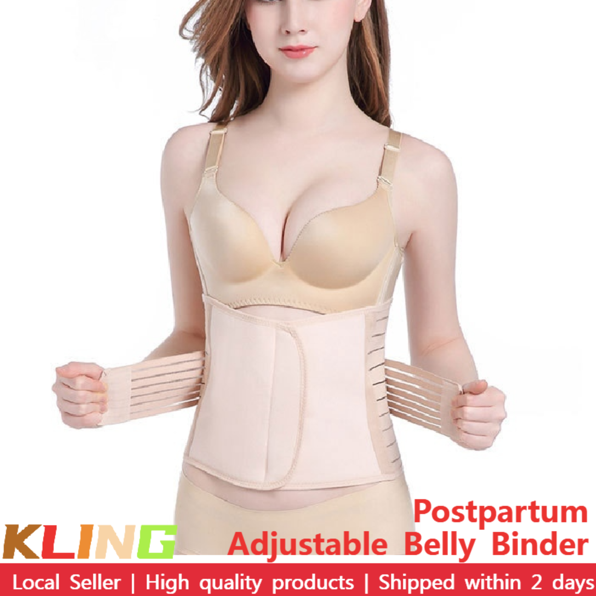 Abdominal Binder Postpartum Waist Belt Shapewear, Mesh Hollow Out  Breathable Fitness Support Belly Band