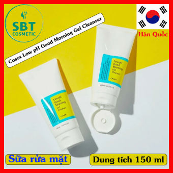 [Hàn Quốc] Sữa Rửa Mặt Cosrx Low Ph Good Morning Gel Cleanser 150 Ml-Làm Sạch Da Không Gây Khô Da Cân Bằng Độ PH Ở Mức Lí Tưởng Phù Hợp Mọi Loại Da