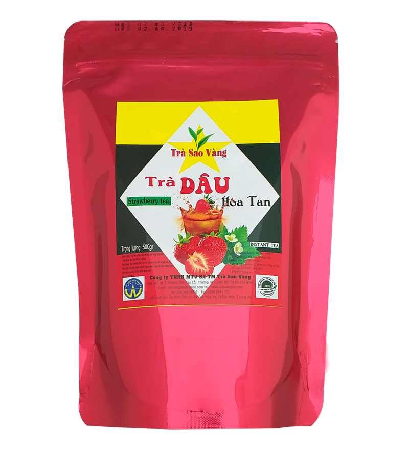 Trà dâu sao vàng hòa tan 500gr