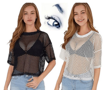 Áo Lưới Xuyên Thấu Gợi Cảm Thời Trang Đi Biển Cho Nữ