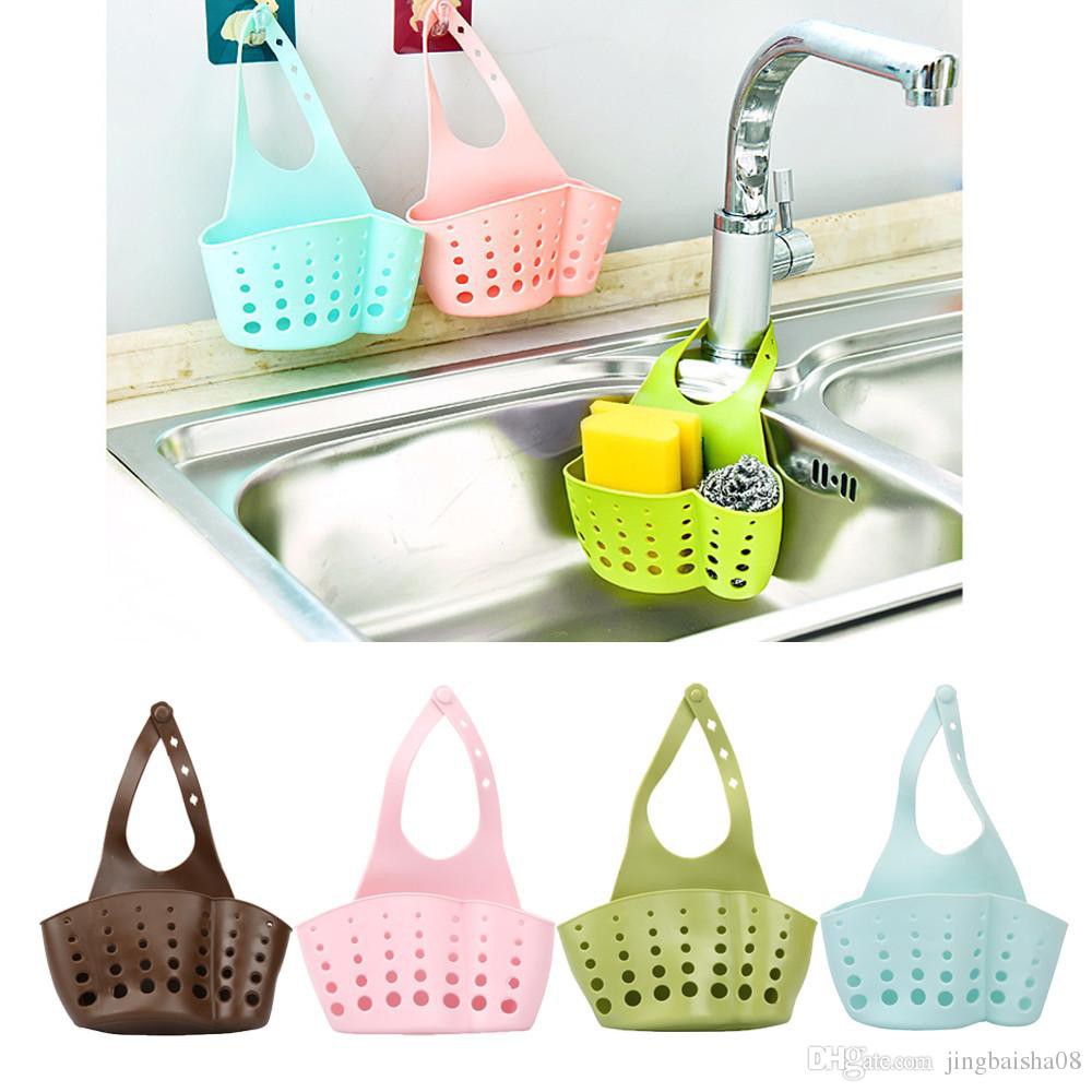 Giỏ treo bồn rửa chén/bát, giỏ đựng đồ rửa chén tiện lợi