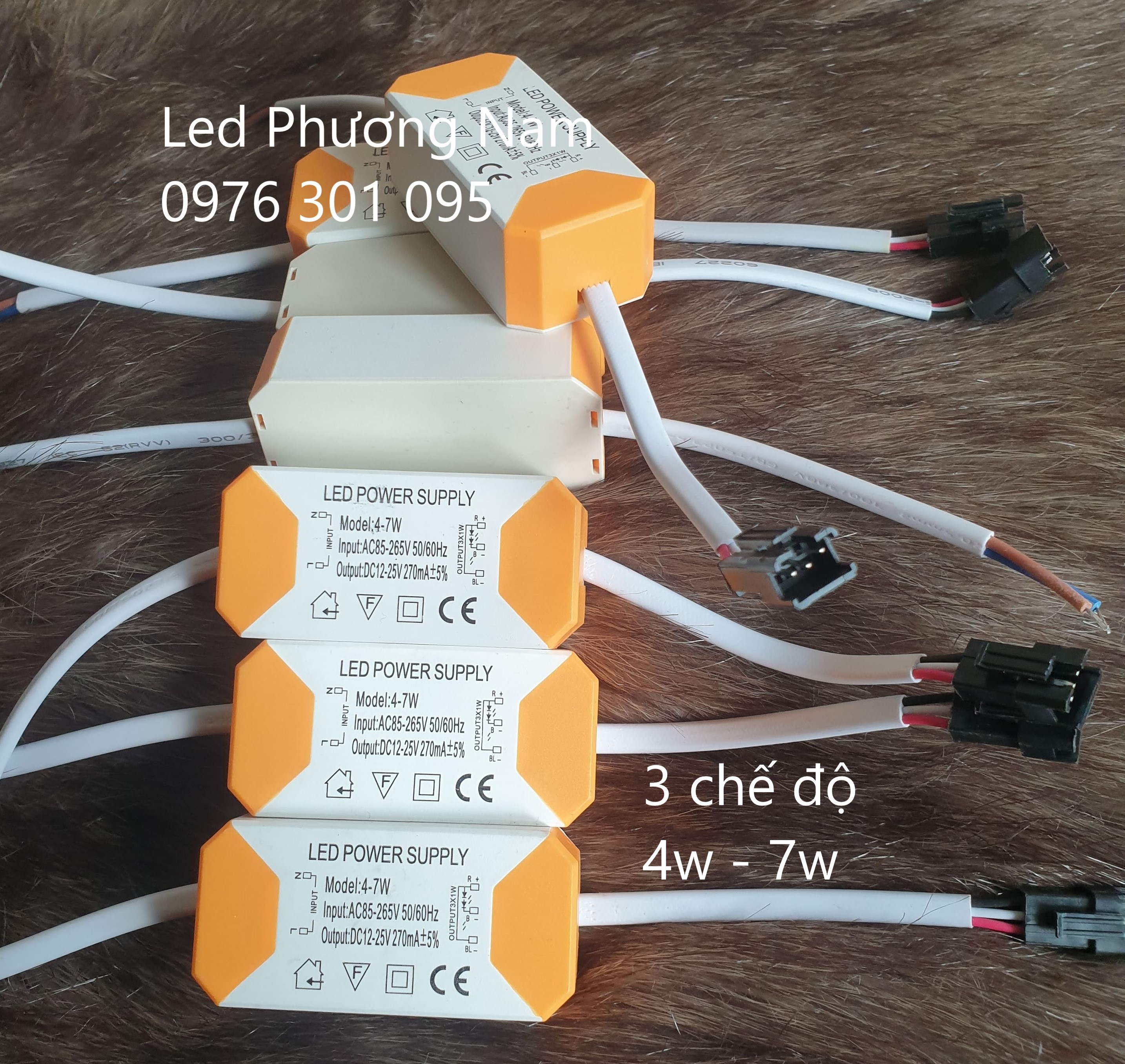 Đèn Led Âm Trần 7w 3 Màu Trắng Vàng Tự Nhiên (đèn thạch cao lắp trần gỗ đèn mắt trâu)