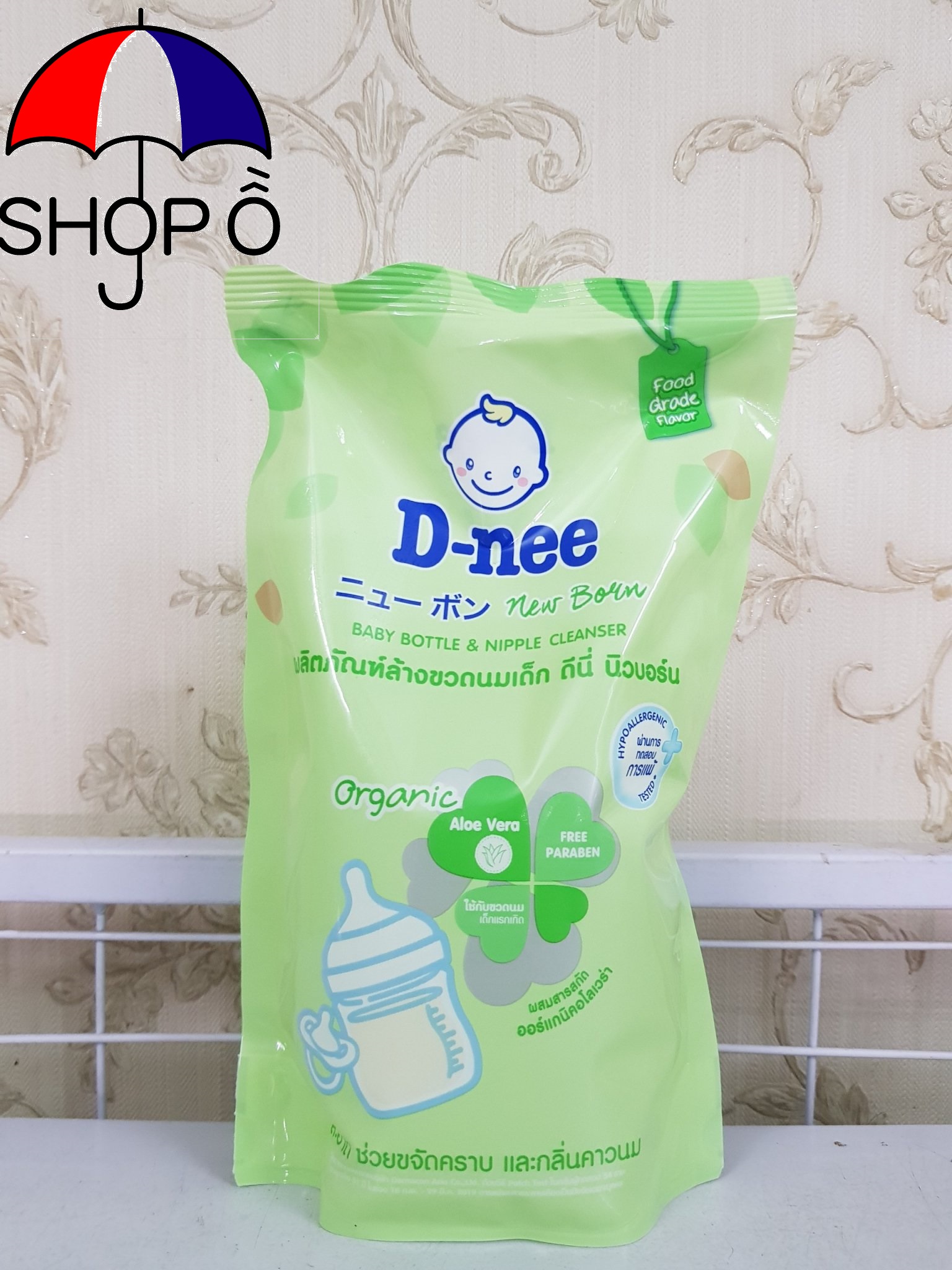 Combo 3 bịch nước rửa bình sữa và rau củ quả Dnee 600ml
