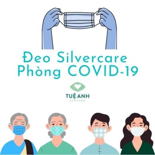 Khẩu Trang Y tế  N95 SILVERCARE ( có van) - Hộp 20 cái Tuệ Anh Heathcare