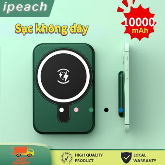 Pin sạc dự phòng không dây sạc nhanh từ tính 10000 MAH nhỏ gọn cao cấp