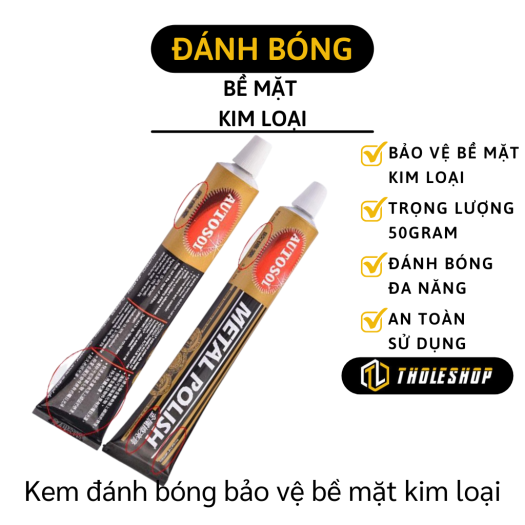 Kem đánh bóng kim loại 50gram - Kem đánh bóng kim loại, sơn inox, crôm ...