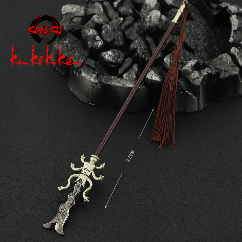 Mô hình trượng bát xà mâu 22cm, 30cm - trương phi - tam quốc diễn nghĩa