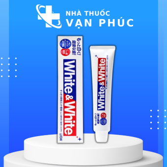 Kem đánh răng Lion Nhật Bản, Kem đánh răng Lion White & White 150g Nhật Bản