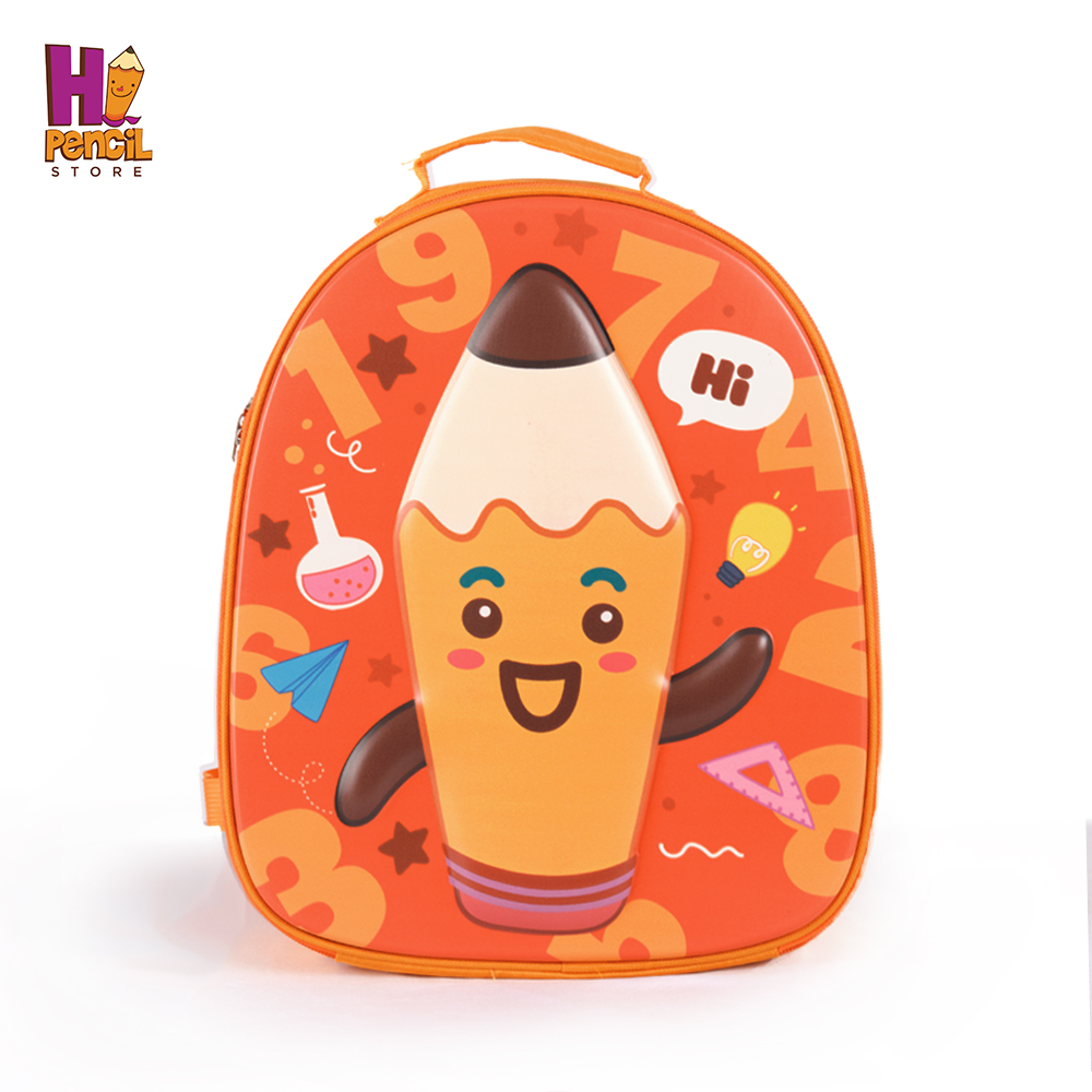 Balo đến trường cho bé hi pencil bản bút chì