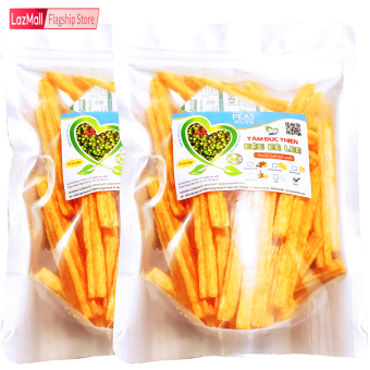 Combo 2 Túi Bánh Khoai Tây Phô Mai Que Đậu Hà Lan Túi 205GR Tâm Đức Thiện Thực Phẩm Đóng Gói Đóng Hộp Ăn Liền đồ ăn vặt Lazada bánh kẹo quà Tết