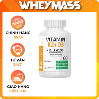 VIên Uống Bổ Sung Vitamin Bronson Vitamin K2 D3