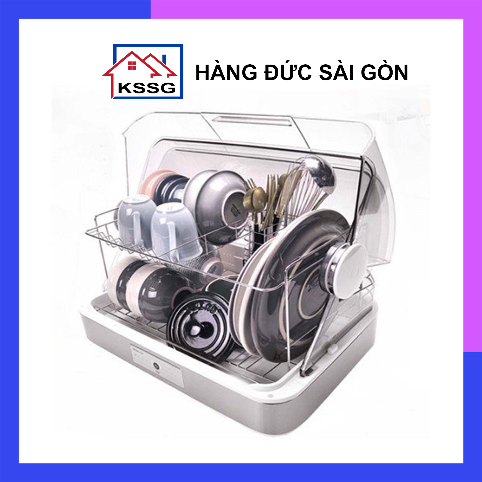 Máy sấy tiệt trùng bát đĩa heim chef htd-700 nhập hàn dung tích 60l