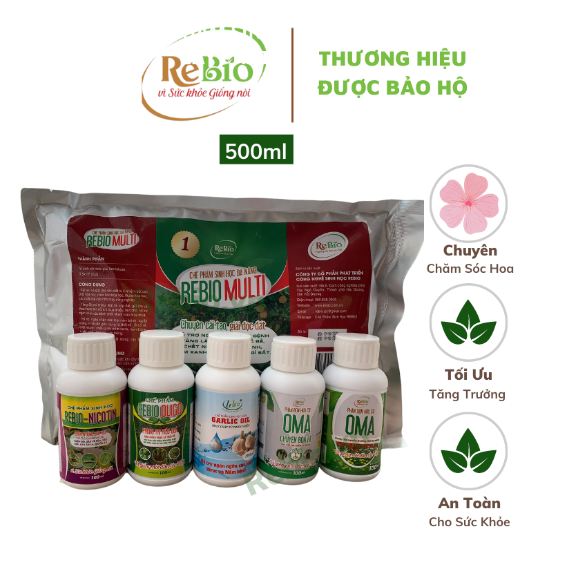 Combo 6 sản phẩm chăm sóc cây từ A đến sử dụng cho cây hoa, cây cảnh, rau màu các loại. Chăm sóc cây đầy đủ
