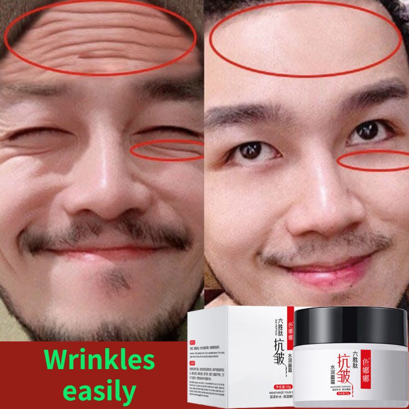 Kem mặt xóa vết chân chim mặt nạ hexapeptide kem chống nhăn xóa đường nhăn trán vết chân chim đường rãnh mũi má đường cổ đường chảy xệ da làm săn chắc da chống nhăn chống nhăn