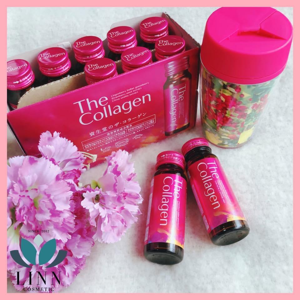 The Collagen Shiseido dạng chai nước uông Nhật Bản