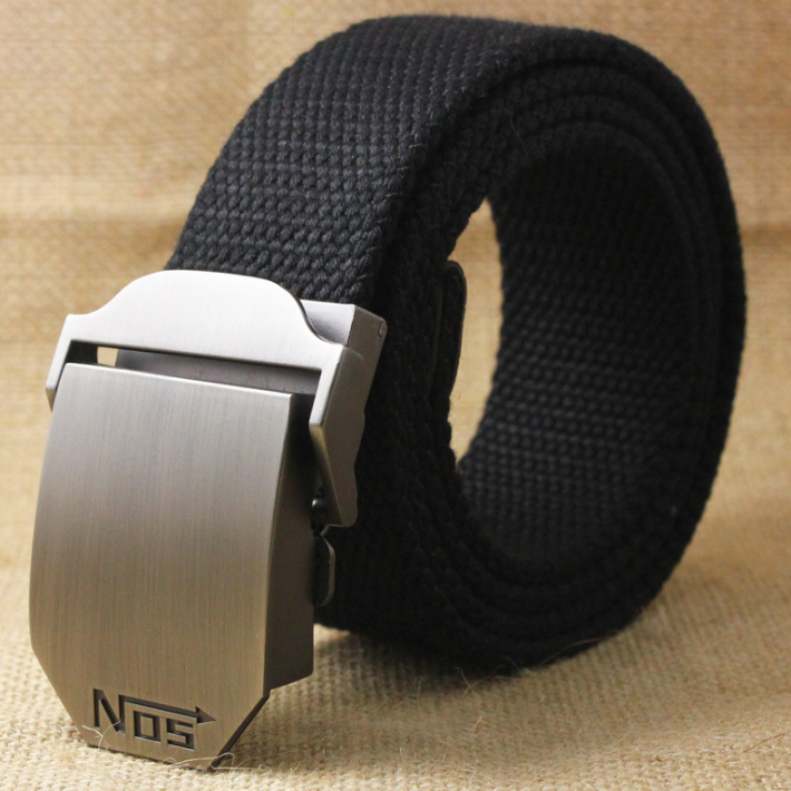 Dây nịt Nam_NOS phong cách lính vải Canvas siêu bền đẹp - Dây nịt vải bố Khóa luồn kẹp hợp kim không gỉ vô cùng chắc chắn, tiện dụng