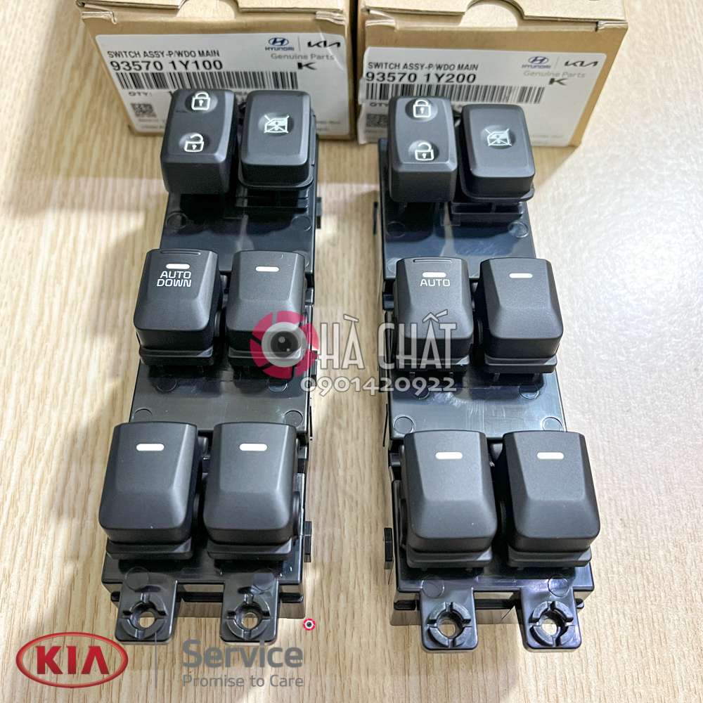 Công tắc lên xuống kính tổng Morning KIA 🚘 chính hãng HYUNDAI MOBIS