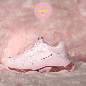 Giày Nữ Giày Nữ Thể Thao Giày BA LEN Đế Khí Hồng Phán