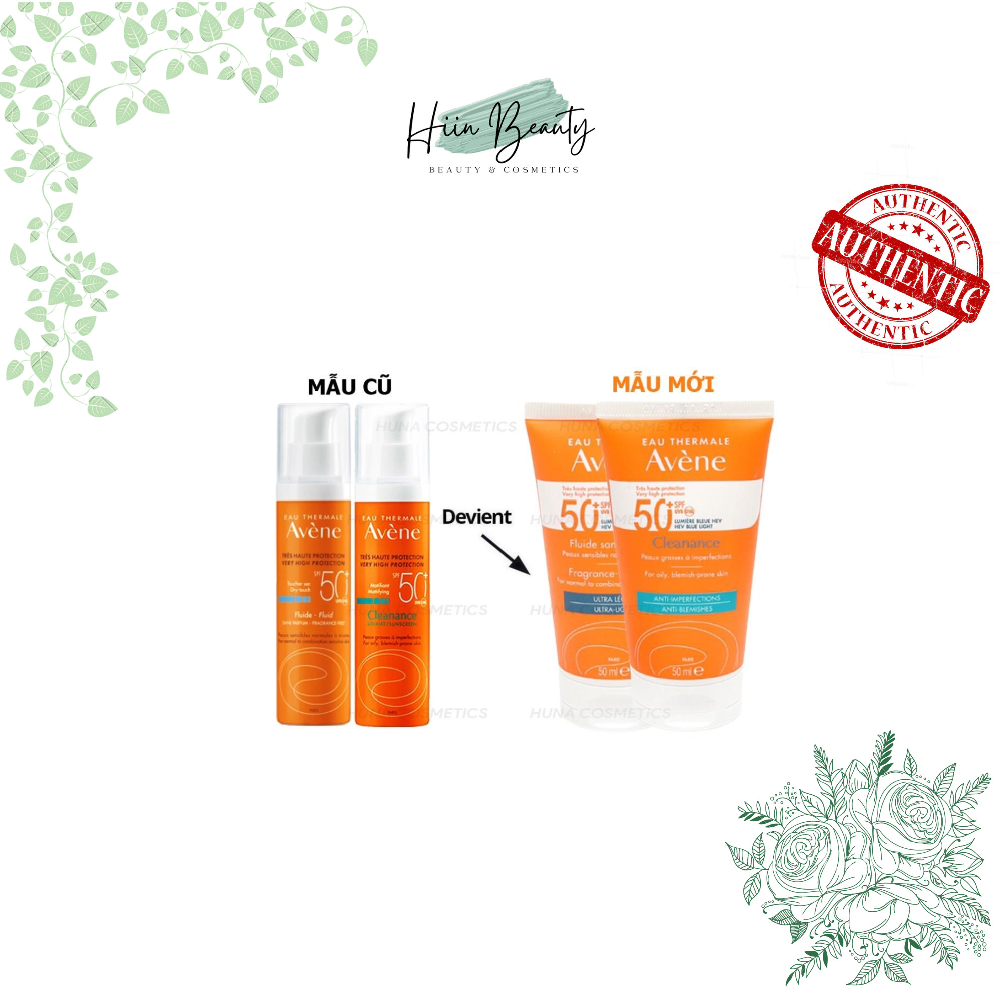 Kem chống nắng avene dry touch fluide spf50+ 50ml