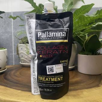 Hấp Dầu Phục Hồi Tóc Pallamina Collagen Keratin Complex 500ml