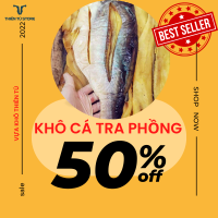 Khô cá tra phồng biển hồ Vựa khô Thiên Tú 1kg ngon thịt chắc hương vị tự nhiên giàu dinh dưỡng được hút chân không