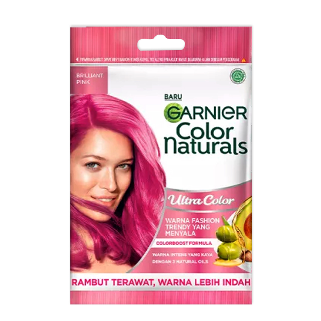 Garnier Color Naturals Ultra Color Brilliant Pink 30 ml - Semir Rambut Sachet