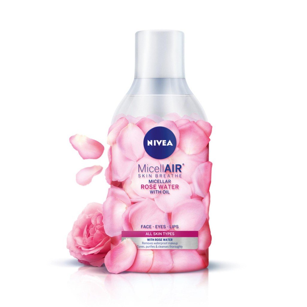 Nước Tẩy Trang Nivea Chiết Xuất Hoa Hồng MicellAIR Skin Breathe Micellar Rose Water 400ml