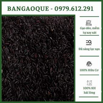 2kg Gạo Lứt Đen - Gạo Lứt Than Nhà Tự Xay Xát Thơm, Dẻo