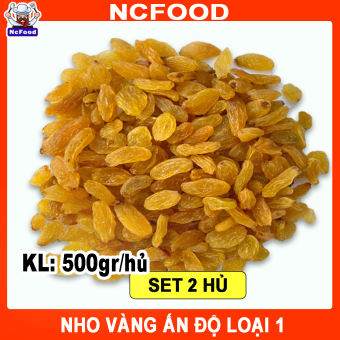 SET 2 HỦ] Nho Vàng Ấn Độ Loại Ngon 500g (NCFOOD