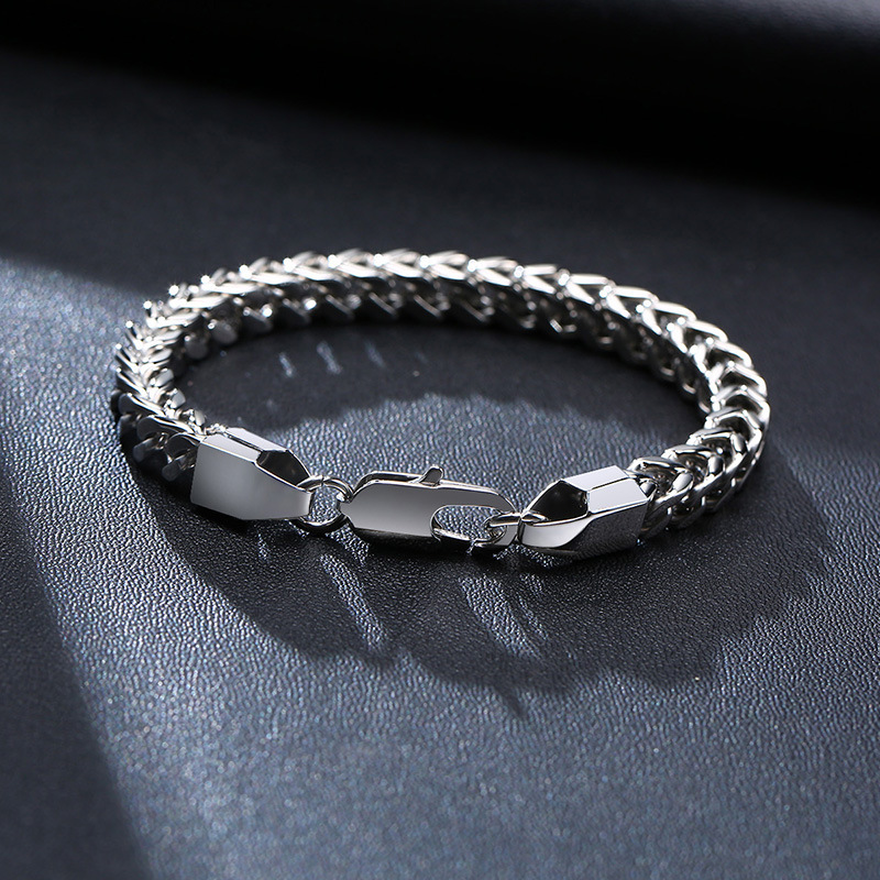 Men Silver Bracelet - Men Chain Bracelet - Men ... - Artmosfair-hdcinema.vn