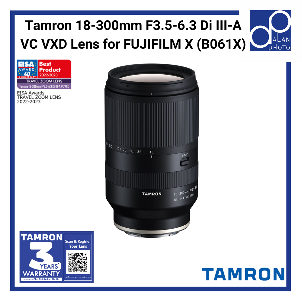 Tamron 18-300mm F3.5-6.3 Di III-A VC VXD Lens for Sony E (B061S) +